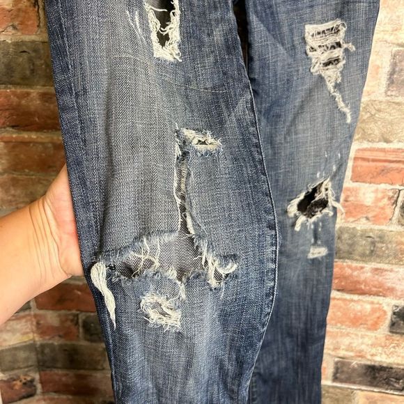 Marciano Denim Distressed Jeans Size 25 - Picture 3 of 7